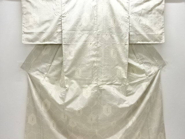 APANESE KIMONO / ANTIQUE KIMONO / SILK / TOKAMACHI TSUMUGI / WOVEN KIKKO